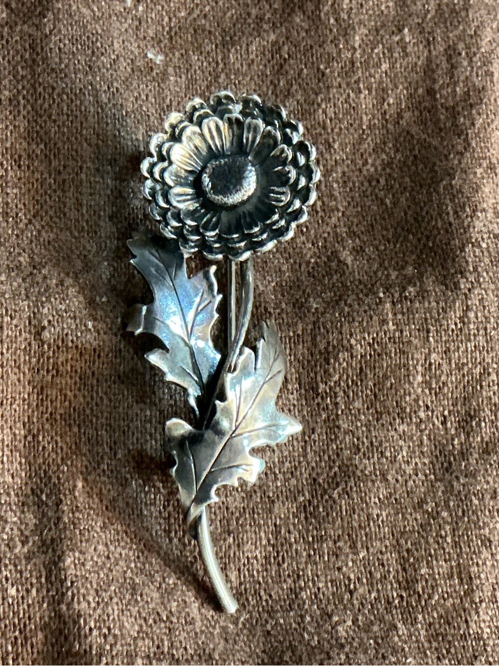 Sarah Coventry Silver Floral Metal Wall Accent